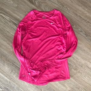 Great condition pink Nike long sleeve